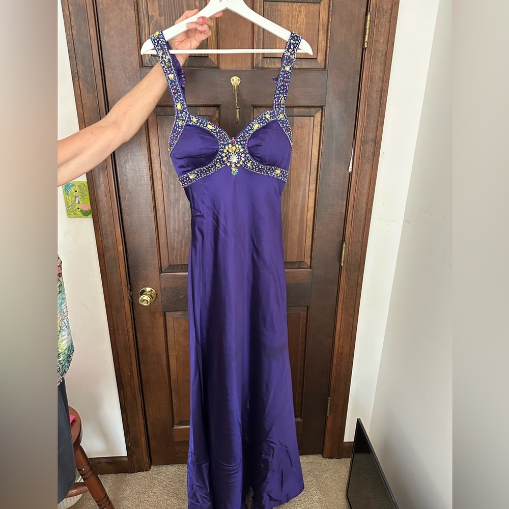 Purple backless Dress Prom, Homecoming